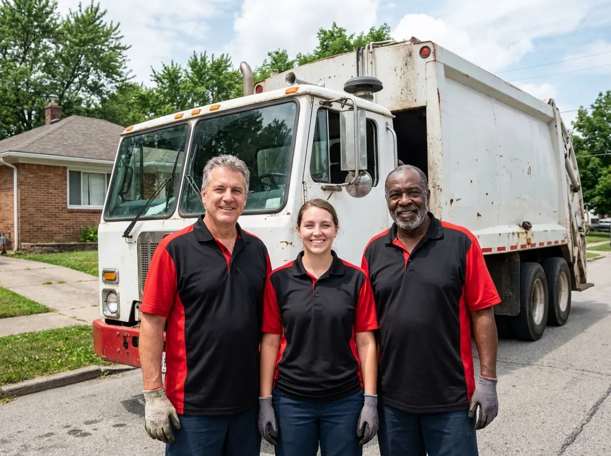 Superior Dumpster Rental garbage collection service team in Cleveland, OH
